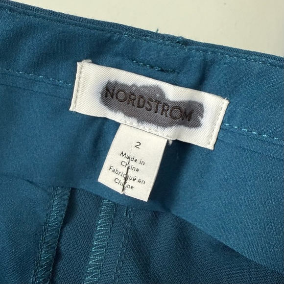 Nordstrom Dress Pants Womens 2 Blue Trousers NEW NWOT - Picture 3 of 9